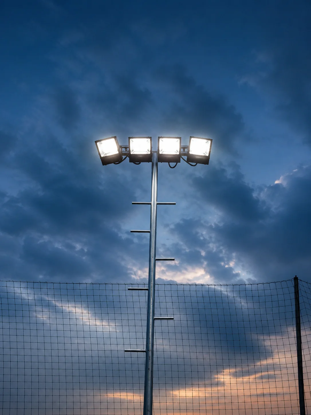 alumbrado LED deportivo para canchas