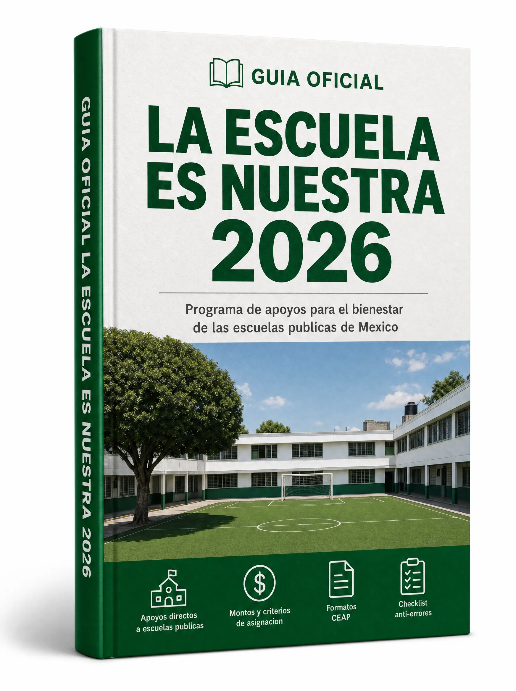 Portada Guia oficial La Escuela Es Nuestra 2026 - PDF descargable 24 paginas