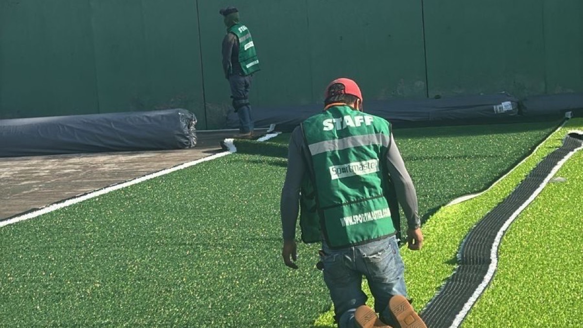 cancha de futbol para clubes deportivos en Ciudad Madero con pasto sintético Sportmaster