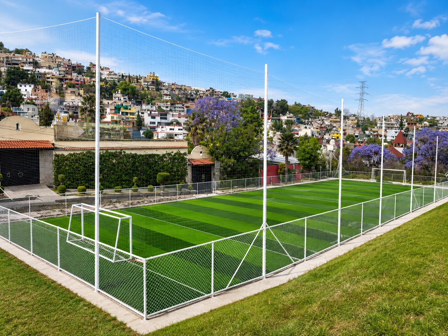 redes perimetrales para fútbol como atrapabalones