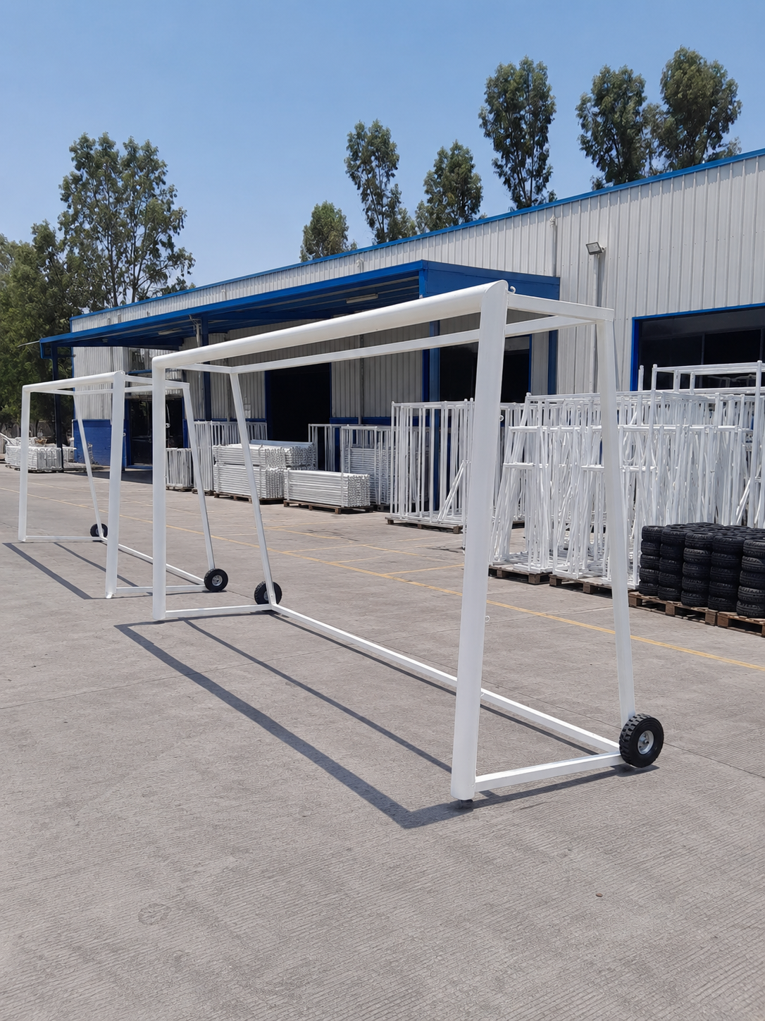 fabricación de porterías de fútbol móviles en México