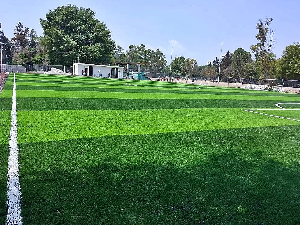 Cancha de fútbol 7 con pasto sintético en Deportivo Oceanía, Venustiano Carranza