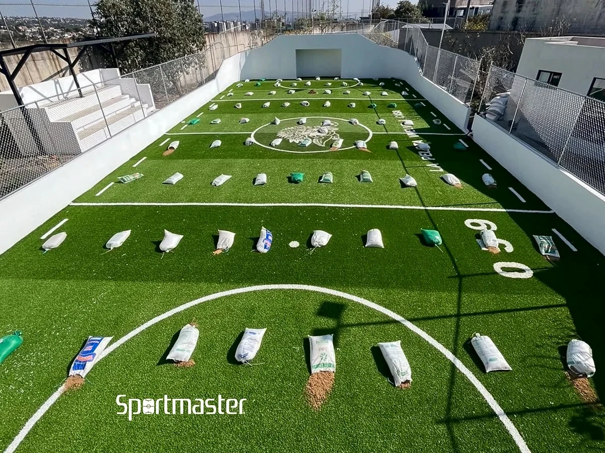Cancha de fútbol rápido con pasto sintético en Cancha 059, Tlalpan