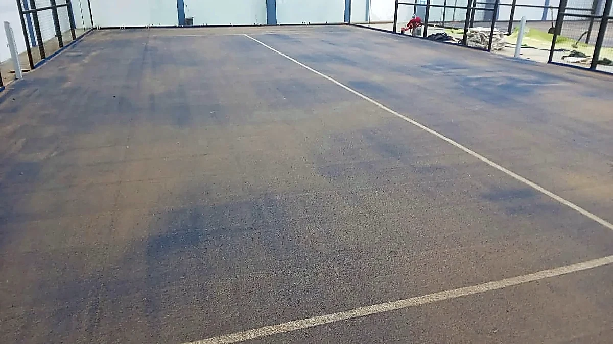 Cancha de pádel con pasto sintético en Ixtapaluca, Estado de México: pasto sintético para pádel