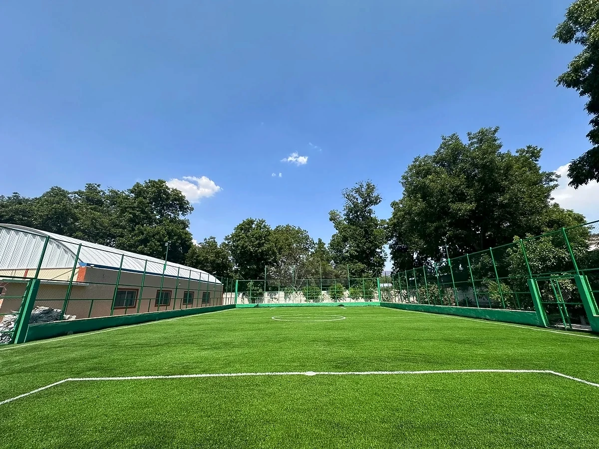 Cancha de fútbol 7 con pasto sintético en Cancha los Pavorreales, Tecozautla