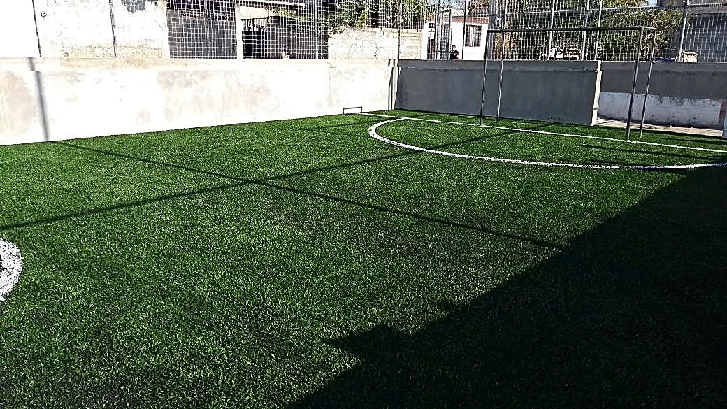 Cancha de fútbol 5 con pasto sintético en Unidad Deportiva 1ra Seccion, Xochitepec