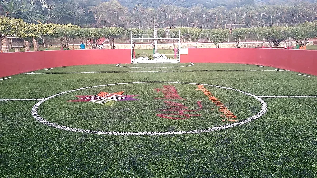 Cancha de fútbol rápido con pasto sintético en Cancha de Futbol Rapido, Huichihuayán